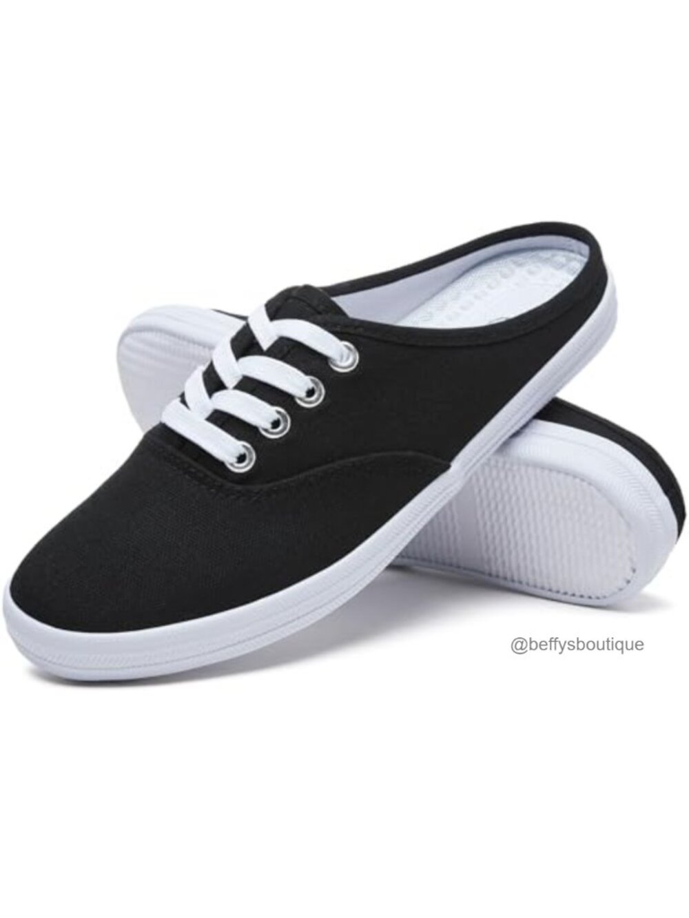 TUOPIN Women's Slip-On Canvas Loafers Lightweight Mules Casual Walking Shoes